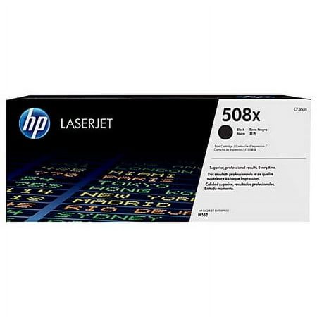 UPC: 0888793237601 | HP 508X (CF360X) Toner Cartridge  Black High Yield
