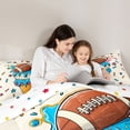 thumbnail image 5 of Castle Fairy Kids Ice Cream Popsicle Full Size Comforter Sets,Funny Fast Food Bedding Sets, 5 of 8
