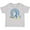 AC-Heather Grey, variant on Inktastic 3-21 World Down Syndrome Day Blue and Yellow Rainbow Ribbon Boys or Girls Baby T-Shirt