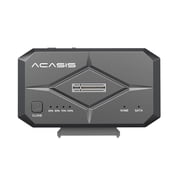 ACASIS 10Gbps Dual Drive Dock, M.2 NVMe and SATA HDD SSD Duplicator, USB-C Hard Drive Docking Station