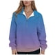 thumbnail image 2 of mfyjkho Tops Bohemios Para Mujer, Blusa Estampada De Moda Para Mujer, Tops De Manga Larga, Sudadera Con Bolsillos, Abrigo Con Capucha Tops Para Salir Para Mujer S, 2 of 5