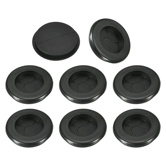 8Pcs Single Sided Rubber Grommets 1-3/16" (30mm) Drill Hole, 1" (26mm) ID