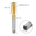 thumbnail image 2 of Unique Bargains M12 x 1.5 Left Hand Titanium Coated High Speed Steel Machine Straight Flute Tap, 2 of 6