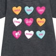 thumbnail image 2 of Barbie - Candy Hearts - Toddler And Youth Girls Fleece Dress, 2 of 4