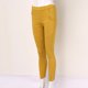 thumbnail image 4 of Pantalones cargo mujer Gibobby ajustados casuales multicolor con bolsillos Amarillo L, 4 of 5
