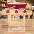 thumbnail image 4 of Movie Theater-Style Popcorn Machine Maker with Cart and 12-Ounce Kettle - Red, Vintage-Style Popper on Wheels, 4 of 8