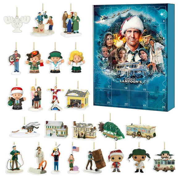 Christmas Advent Calendar 2024 Contains 24 Christmas Acrylic Decoration Arrival Calendar Christmas Countdown Calendar With Surprise Pedants Christmas Collectibl