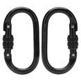 thumbnail image 1 of O Shape Screw Lock,  Design Alloy Steel Climbing Carabiner High Strength Multifunctional  For Outdoor Camping, 1 of 8