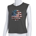 thumbnail image 5 of OAVQHLG3B 4th of July Outfits for Women American Flag T Shirt Patriotic Shirts Sunflower Printed Casual Summer Tank Tops Blouse, 5 of 9