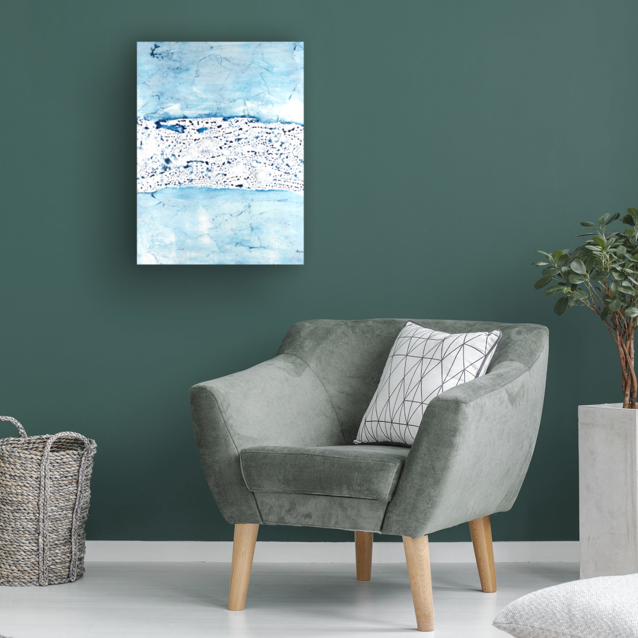 Canvas Wall Art - Michael Willett 'Stonewashed II' Wall Art for Living Room, Bedroom, or Office Décor by Trademark Fine Art - 35 x 47 Inches