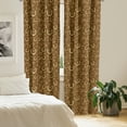 thumbnail image 2 of Ambesonne Western Curtains, Horseshoe Motif Barn, Pair of 28"x95", Pale Yellow Brown, 2 of 5