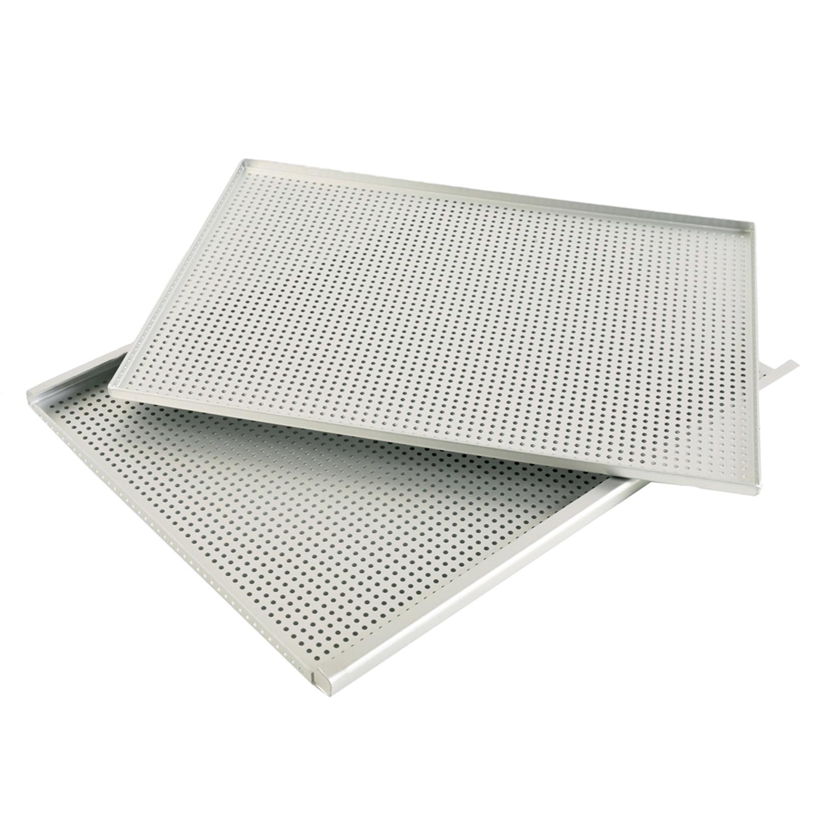 TISHITA 2x Oven Baking Sheet Puff Pastry Baking Tray Easy Clean Sturdy Cake Pan Baking Tool Millefeuille Baking Pan Baking Pan for Bread