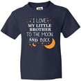 thumbnail image 3 of Inktastic I Love My Little Brother to the Moon and Back Youth T-Shirt, 3 of 5