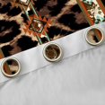 thumbnail image 4 of jejeloiu Boho Exotic Style Black Out Curtains,Jungle Leopard Print Curtains Pack of 2 (42x63 Each) For Kids, 4 of 6