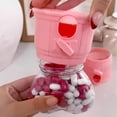 thumbnail image 6 of Heart Shaped Candy Dispenser, Valentine Candy Dispenser Machine, Valentines Day Mini Gumball Machine for Party Favor, Teacher Gifts, and Valentine's Day Exchange Treats (1pcs), 6 of 7