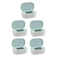 thumbnail image 2 of relayinert Stylish Desktop Countertop Mask Dispenser Storage Box with Lid Spacious Holder Plastic Baby Blue 21x14x7.8cm 5Set, 2 of 6