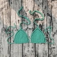 thumbnail image 3 of XIYON Bikini Tops For Women Casual Hand Crocheted Solid Color Bikini Swimsuit Swimwear Top Tie Back Halter Bathing Suit Tops 2026 Swimwear Comfortable, 3 of 3