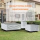 thumbnail image 5 of Advancent Cubiertas impermeables para muebles de jardín y Patio al aire libre, cubiertas para sillas de lluvia y nieve para sofá, mesa, silla, cubierta a Cubiertas para muebles de jardín No.11 Advancent HA001768-11, 5 of 6
