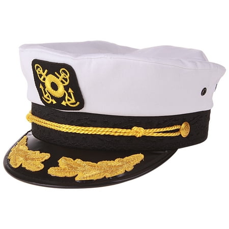 - Enimay Yacht Boat Captain Hat Marines Admiral Cap Hat White
