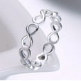 thumbnail image 3 of Jewelry - Simple Infinity Ring - Gift for Her - Sterling Silver, 3 of 5