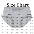 thumbnail image 3 of Women's Mid Rise Solid Cotton Brief Panties Soft Stretch Breathable Full Coverage Underwear Comfort Daily Ladies Bikini Panties ,M,Dark Gray, 3 of 3