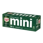Canada Dry Caffeine Free Ginger Ale Soda Pop, 7.5 fl oz, 10 Pack Cans