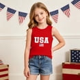 thumbnail image 5 of HBYJLZYG USA Flag Tank Top for Boys Girls, 4th of July Sleeveless Patriotic Shirt with American Flag Print, Independence Day Tee for Kids 3-15 Years, 5 of 8