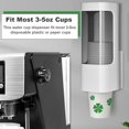 thumbnail image 4 of Dispensador de vasos IWNTWY tipo tirador para vasos de 90 ml a 150 ml, montaje en pared, 4 of 9