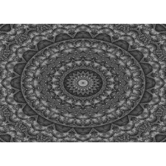 Ahgly Company Machine Washable Indoor Rectangle Transitional Platinum Gray Area Rugs, 5' x 8'