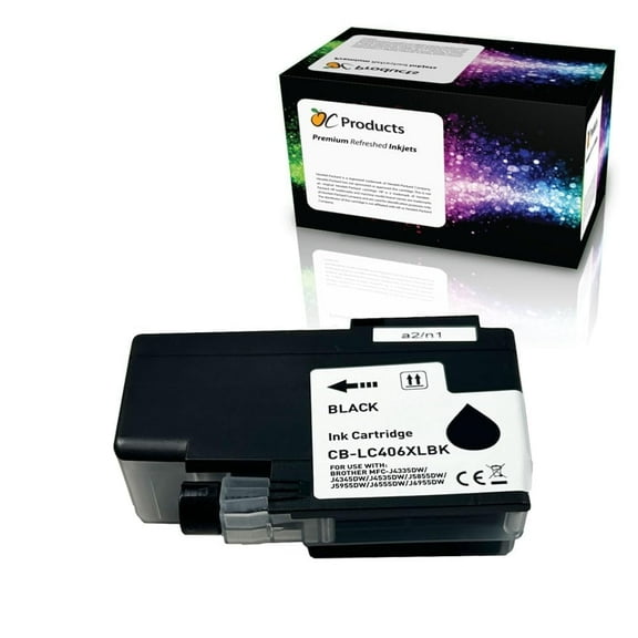 Compatible Ink Cartridge Replacement for Brother LC406XL Black for MFC-J4335DW MFC-J4345DW MFC-J4535DW MFC-J5855DW MFC-J5955DW MFC-J6555DW MFC-J6955DW
