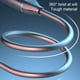 thumbnail image 5 of Matsuzay Auriculares para colgar en el cuello compatibles con Bluetooth 5.2 Pantalla de alimentación LED Reemplazo de tarjeta de memoria Videojuegos y accesorios Cielo azul, 5 of 6