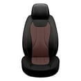 thumbnail image 6 of Maidao Car Seat Covers Leather Full Set for Lexus for IS/Altezza 1999-2013 5 Seats Breathable, Waterproof with Anti-Slip Full Backrest Seat Protectors Black and Brown, 6 of 9