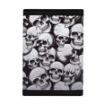 thumbnail image 3 of CHAQLIN Skull Pattern Coin Storage Pouch, Polyester Trifold Card Holder for Sports, Lightweight Portable Small Purse, 3 of 6