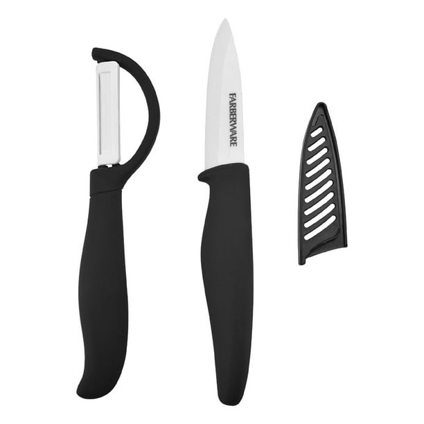 Precious finger It's lucky that Farberware 3 Piece Ceramic Peeler and Paring Knife with Sheath Set - Walmart.com Precious finger It's lucky that Farberware 3 Piece Ceramic Peeler and Paring Knife with Sheath Set - Walmart.com