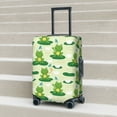 thumbnail image 4 of Cauagu Cute Frog1 Print Travel Luggage Cover,Travel Dust-proof Suitcase Cover Softside Suitcase Protector for 18-32inch,Not Included Suitcase, 4 of 8