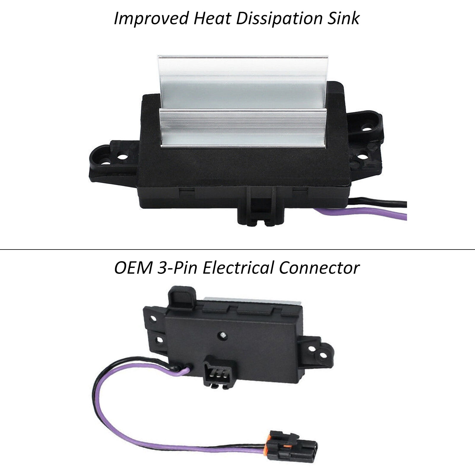 Arealer Blower Motor Resistor Heating and Air Conditioning Blower 