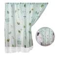 thumbnail image 1 of Cortina de malla de tul autoadhesiva, oscurecimiento, luz filtrante, pantalla de ventana, cortinas opacas para dormitorio, patio, decoración para hogar Estilo 3 2x8M perfecl cortina de ventana, 1 of 7