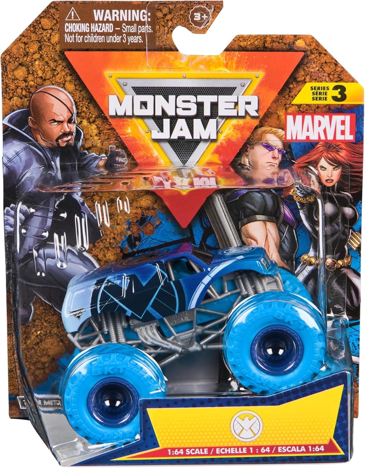 Monster Jam Marvel Official S.H.I.E.L.D. Monster Truck Die-Cast 1