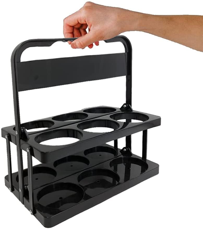 Foldable Plastic Cup Holder Carrier for Large Drinks, Grande, Venti