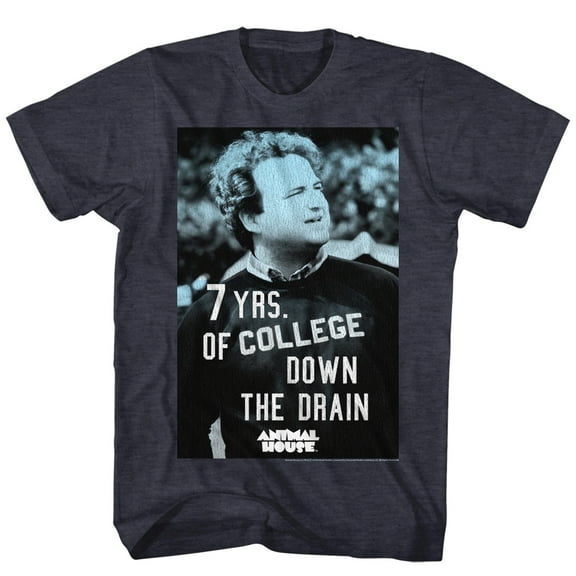 Animal House 7 Years Down Navy Adult T-Shirt