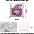 thumbnail image 6 of Purple Christmas Pillow Covers 18x18 Set of 4 - Soft Plush Decorative Cushion Covers with Christmas Tree, Santa, and Holiday Stocking - Cute Christmas Throw Pillow Covers for Couch, Sofa, Home Décor, 6 of 6