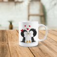 thumbnail image 2 of Cute Penguin Couple Heart 11 Ounces Ceramic Mug Cup,Funny Penguin Coffee Tea Mug Cup,Anniversary Birthday Valentine''s Day Gifts for Wife Her Girlfriend,Wife Gifts from Husband, 2 of 3