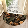 thumbnail image 2 of ZY1015-10(J)$ Durable Half Round Entrance Mat - Non-Slip, Easy Clean Polyester Fiber Floor Rug for Home & Office, 15.7"x23.6", 2 of 7