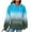 C03 Light Blue, variant on 2025 Fall Crewneck Hoodies for Womens Fashion Printed Pullover Sweatshirts Drawstring Raglan Hooded Sweaters Winter Long Sleeve Waffle Jacket Outwears Tops with Pocket