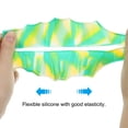 thumbnail image 5 of Uxcell Silicone Swimming Gloves Webbed Swim Gloves Water Resistance Gear Paddle Fins Blue Tone 1 Pair, S, 5 of 6