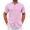 Pink, variant on COOFANDY Button Down Shirt for Men Short Sleeve Casual Shirts Wrinkle-Resistant Stretch Modern Dress Shirt