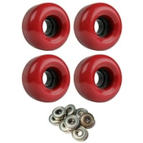 LONGBOARD CRUISER WHEELS 62mm x 38mm 83A 220C Red  ABEC 7 BEARINGS