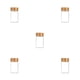 thumbnail image 2 of Injueey Materiales de vidrio de primera Organizador de especias conveniente con posición de orificio ajustable Frascos de especias de vidrio Type2 NO2, 2 of 6