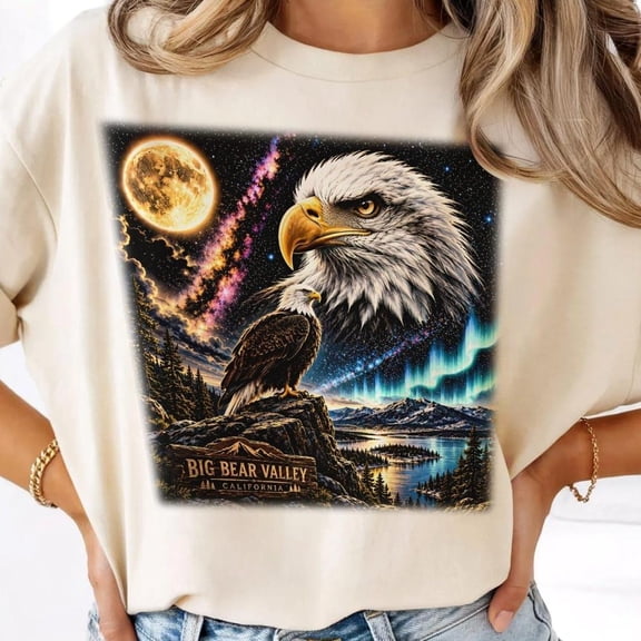 Jackie the Eagle Memorial Big Bear Bald Eagle Tribute T-Shirt
