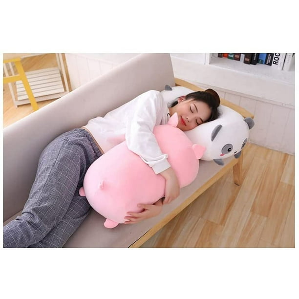 Linda almohada para el cuerpo juguete de almohada para el cuerpo de animales de peluche suave almohada para abrazar la felpa almohada Kawaii para dormir regalo para ninos y novia Ormromra CDWJ483 5